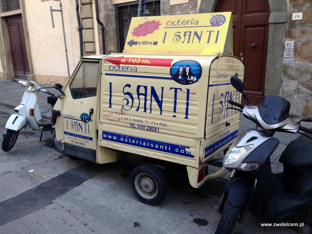 Pisa - Osteria I Santi - reklama
