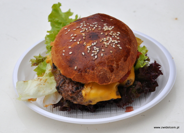 Kraków - Magiczny Foodstock - Salt&Pepper - mini burger z wołowiną