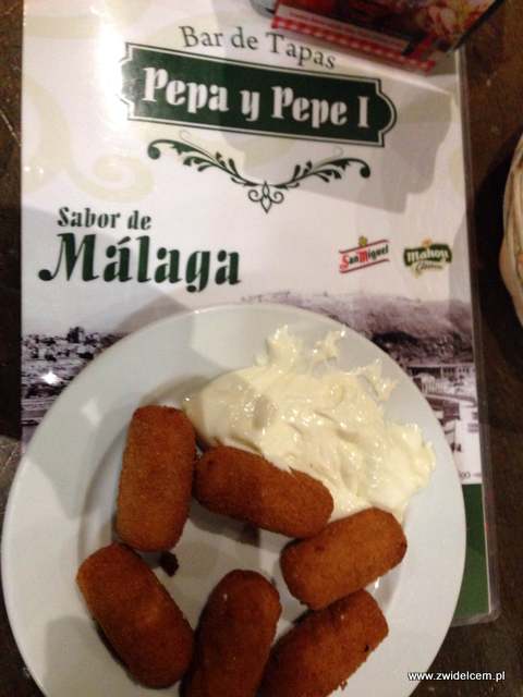 Hiszpania - Malaga - croquettas