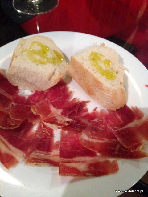 Hiszpania - Granada - La Flauta - jamon serrano