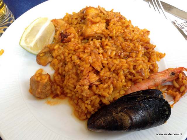 Hiszpania - Alicante - El Buen Comer - paella mixta