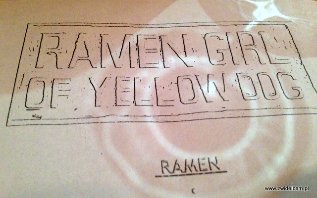 Kraków - Ramen Girl of Yelow Dog - logo