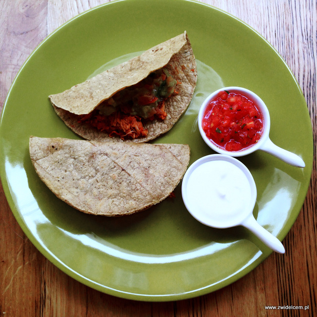 Kraków - Chorizo - taco a la tinga