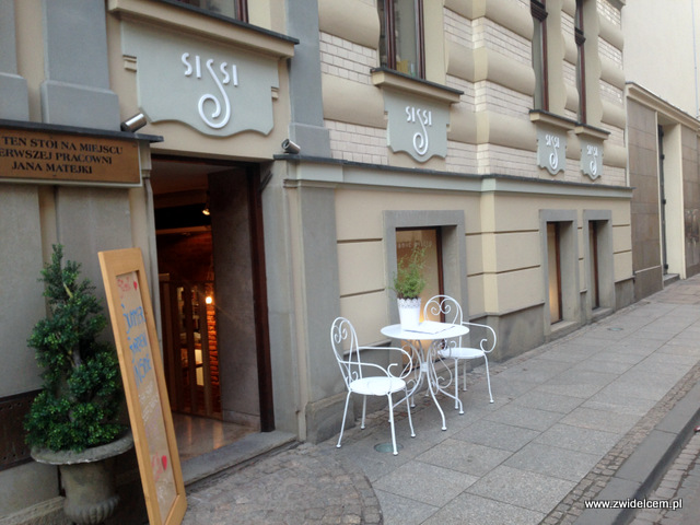 Kraków - Sissi Organic Bistro - wejście