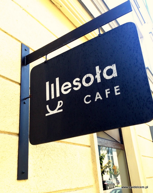 Kraków - Wesola Cafe - szyld