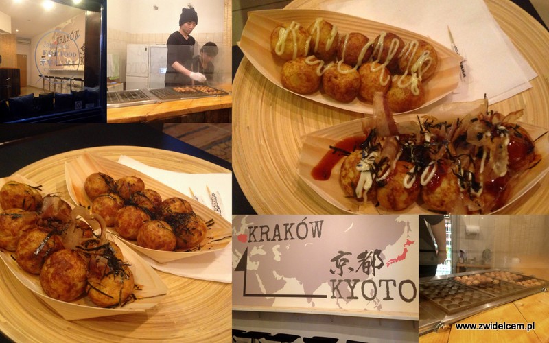 Kraków - Kyoto takoyaki - kulki z ośmiornicą - lokal