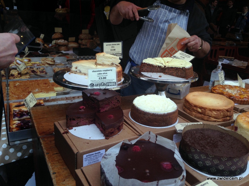 Londyn - Borough Market- ciasta