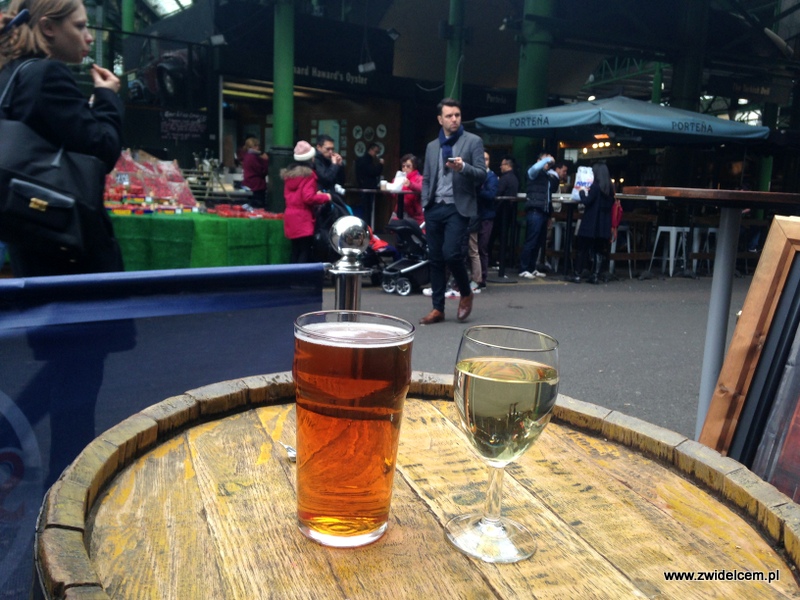 Londyn - Borough Market- relaks w pubie