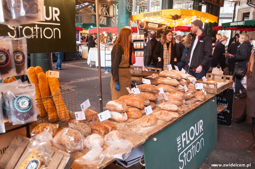 Londyn - London - Borough Market -The Flour STation - chleb