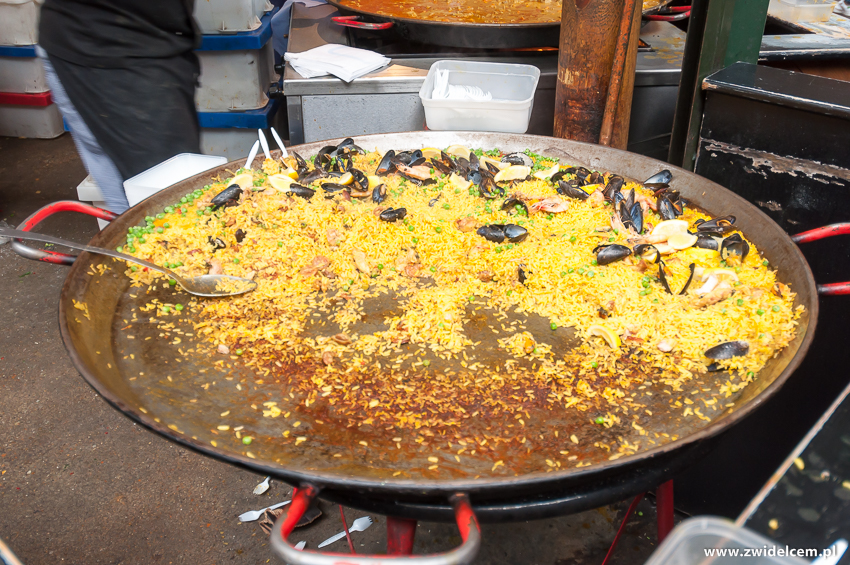 Londyn - London - Borough Market - paella