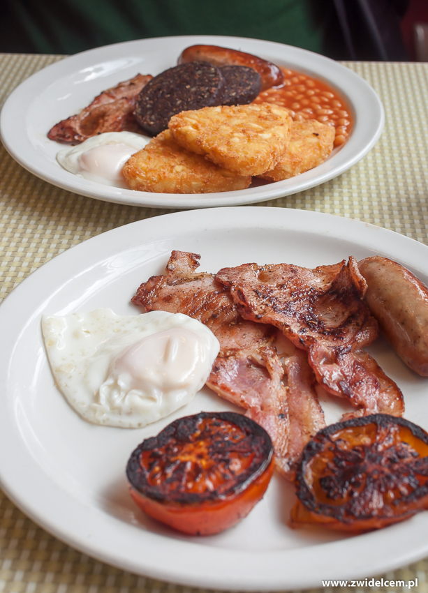 Londyn - London - Regency Cafe - breakfast- śniadanie