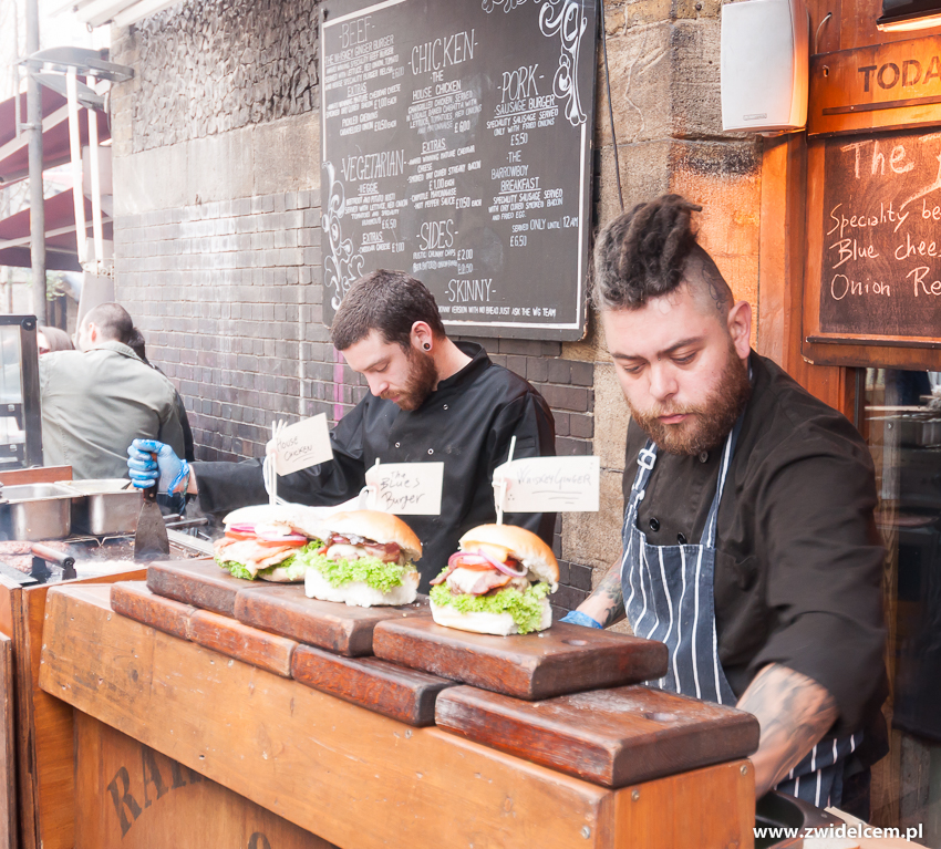 Londyn - London - Borough Market- burgers