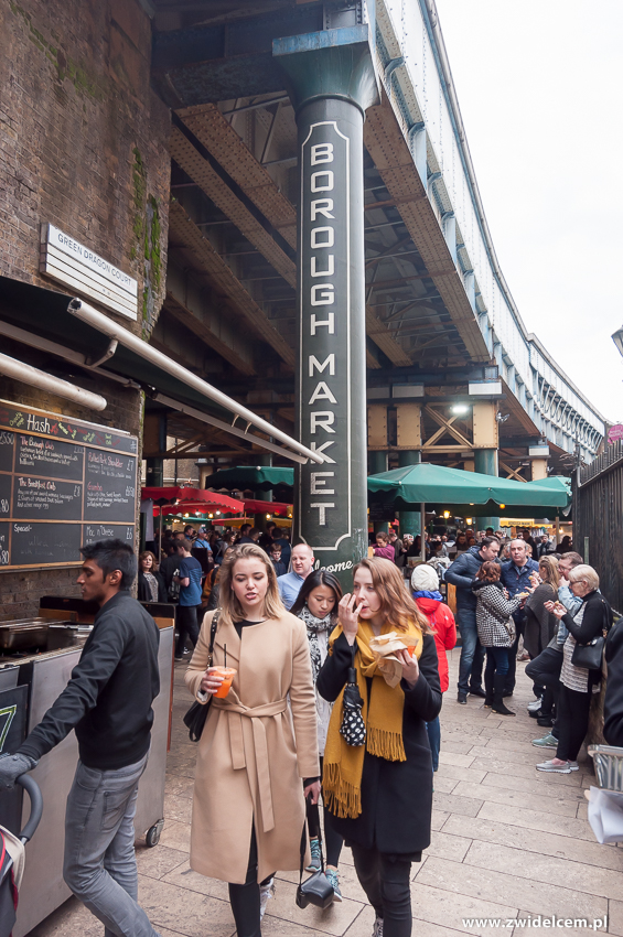 Londyn - London - Borough Market wejście - entrance