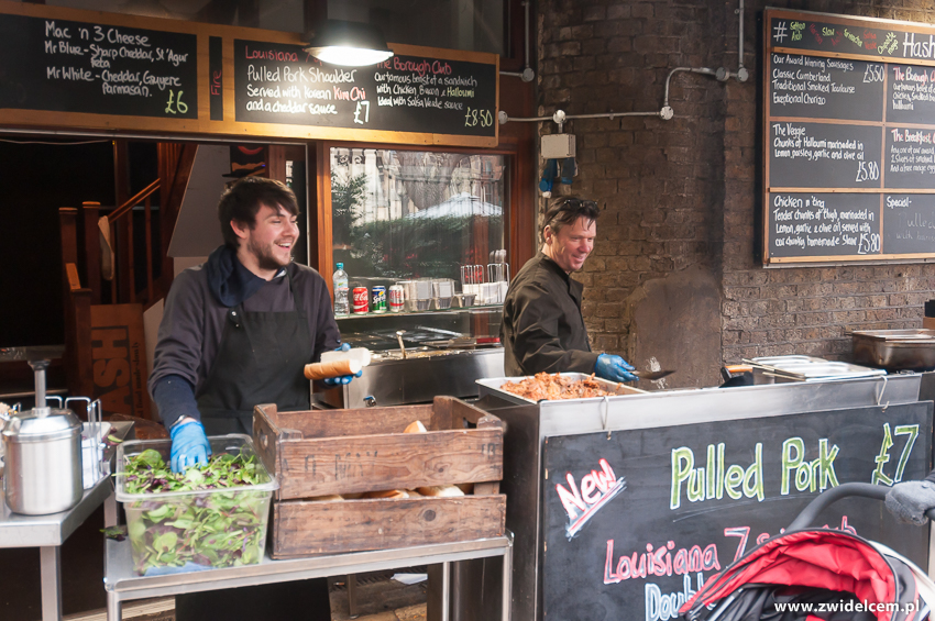 Londyn - London - Borough Market - Pulled pork