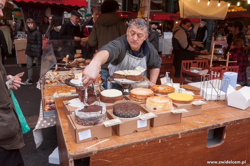 Londyn - London - Borough Market - ciasta - cakes