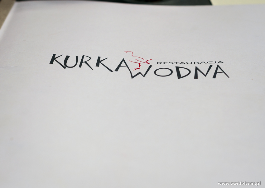 Kraków - Kurka Wodna - Menu