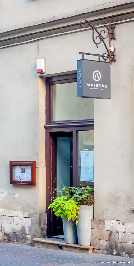 Kraków - Albertina - Fine Dining Week - wejście