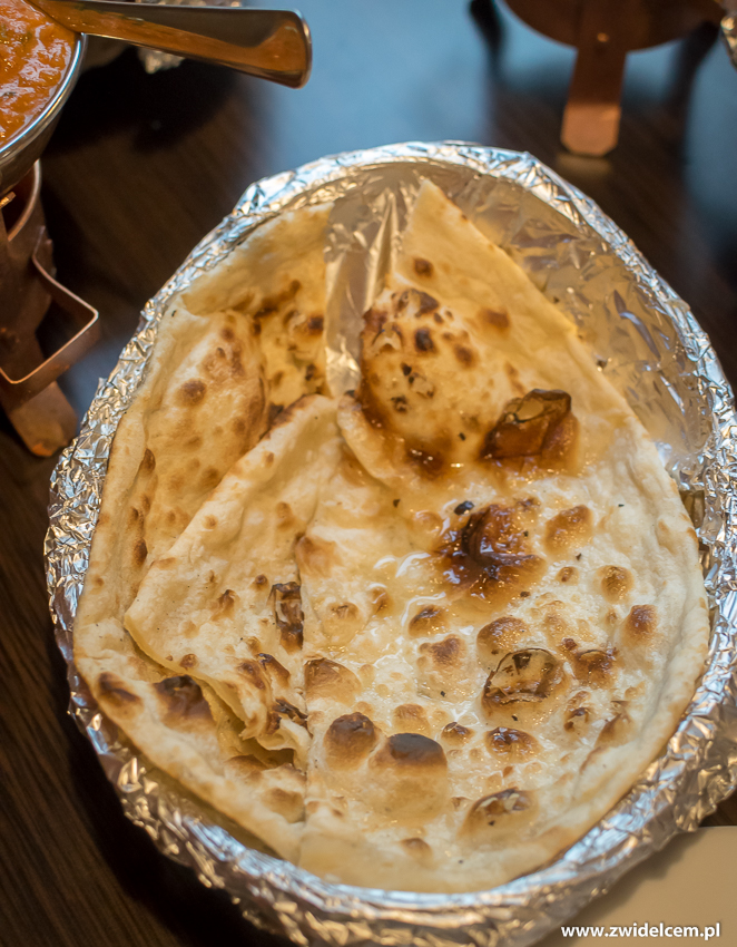 Kraków - Taste of India - butter naan