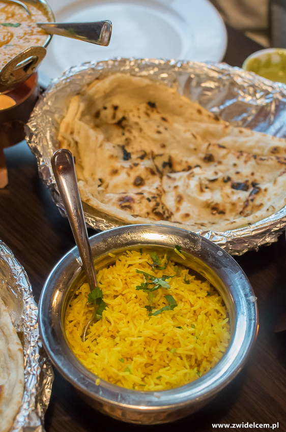 Kraków - Taste of India - plain pulao rice
