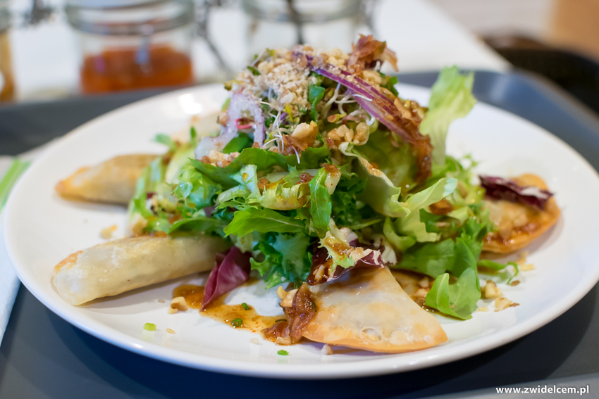 Kraków - Mandu- BIBIM mandu - podsmażone pierożki z sałatką