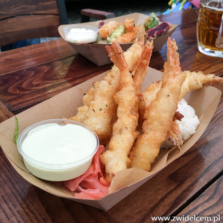 Kraków - Truckarnia - Tempura Truck - krewetki